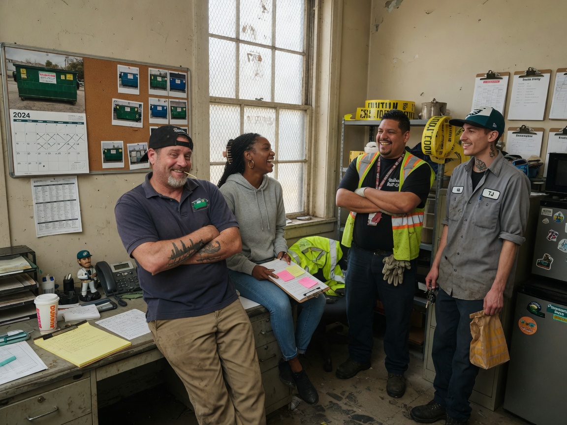 The Dumpster Rental pros team at work in Philadelphia