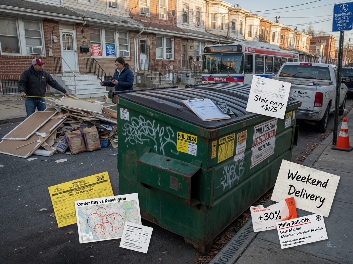 What Influences Dumpster Rental Costs in Philadelphia